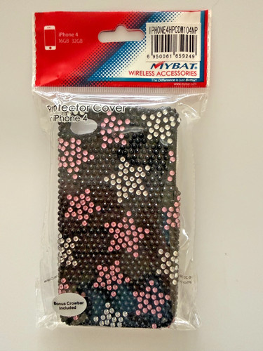 Apple iphone black pink - 4, 4s
